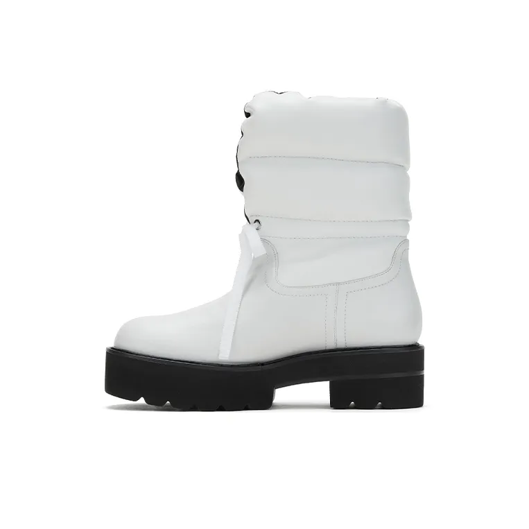 stuart weitzman Tyler Quilted Panelled Ankle Boots