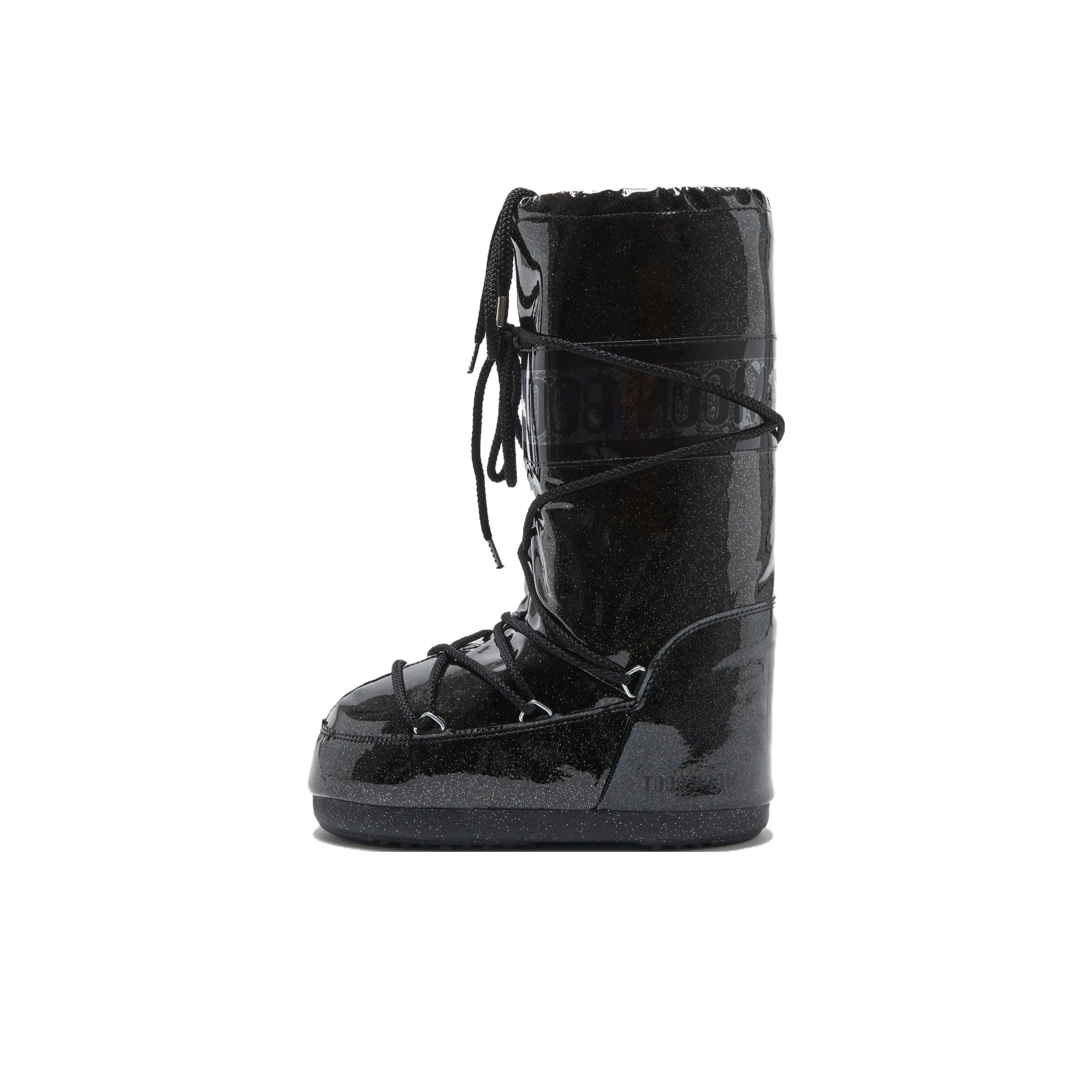 Moon Boot Icon Glitter Boot Black