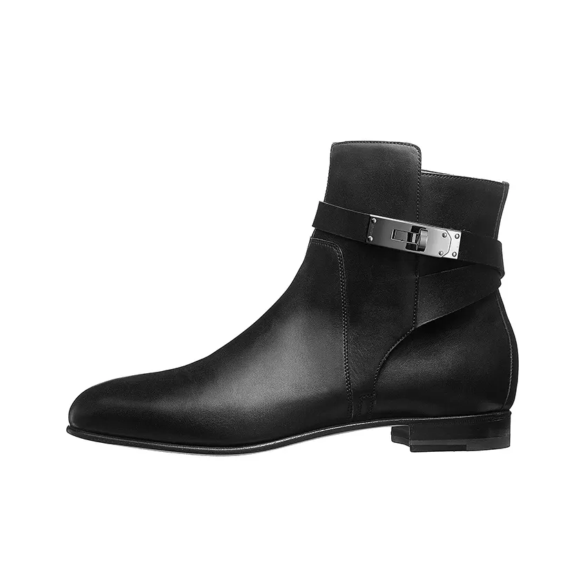HERMES Neo Ankle Boots Women
s Black
