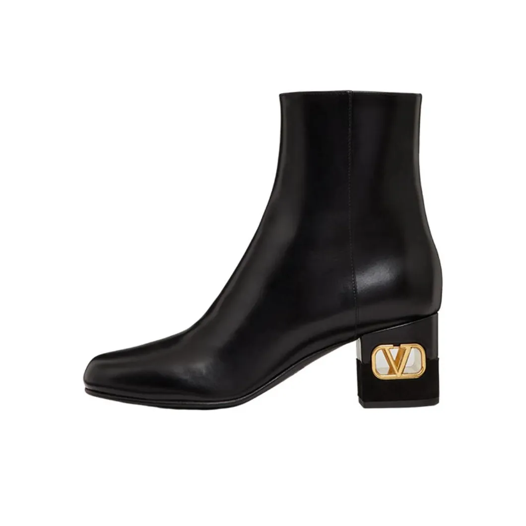 Valentino Garavani VLogo Heel Ankle Boots