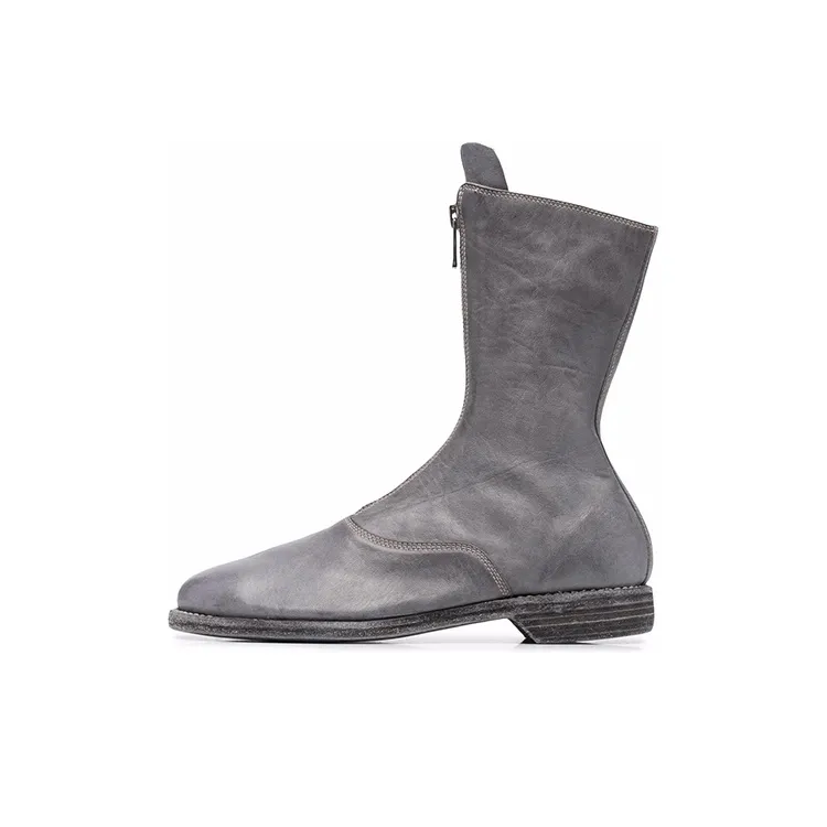 GUIDI Front Zip Ankle Boots