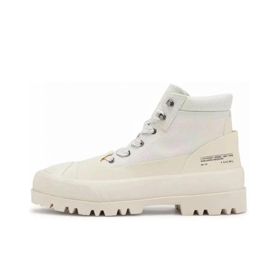 DIESEL Ankle Boots Unisex White