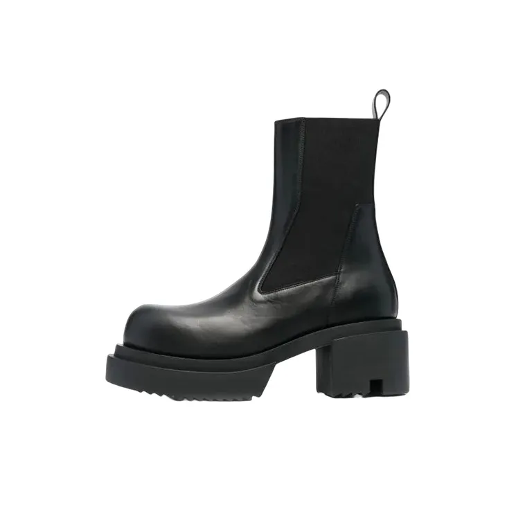 RICK OWENS Beatle Bogun 60mm Leather Boots