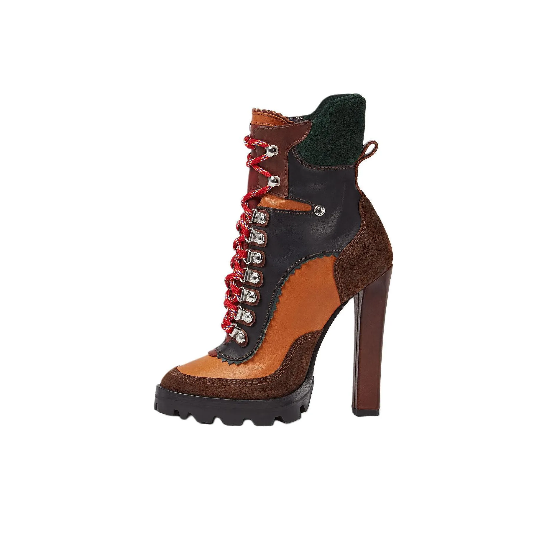 DSQUARED 2 Canadian Hiking Heeled Ankle Boots Buttero Women's
