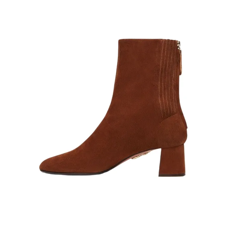 AQUAZZURA High-ankle Leather Boots