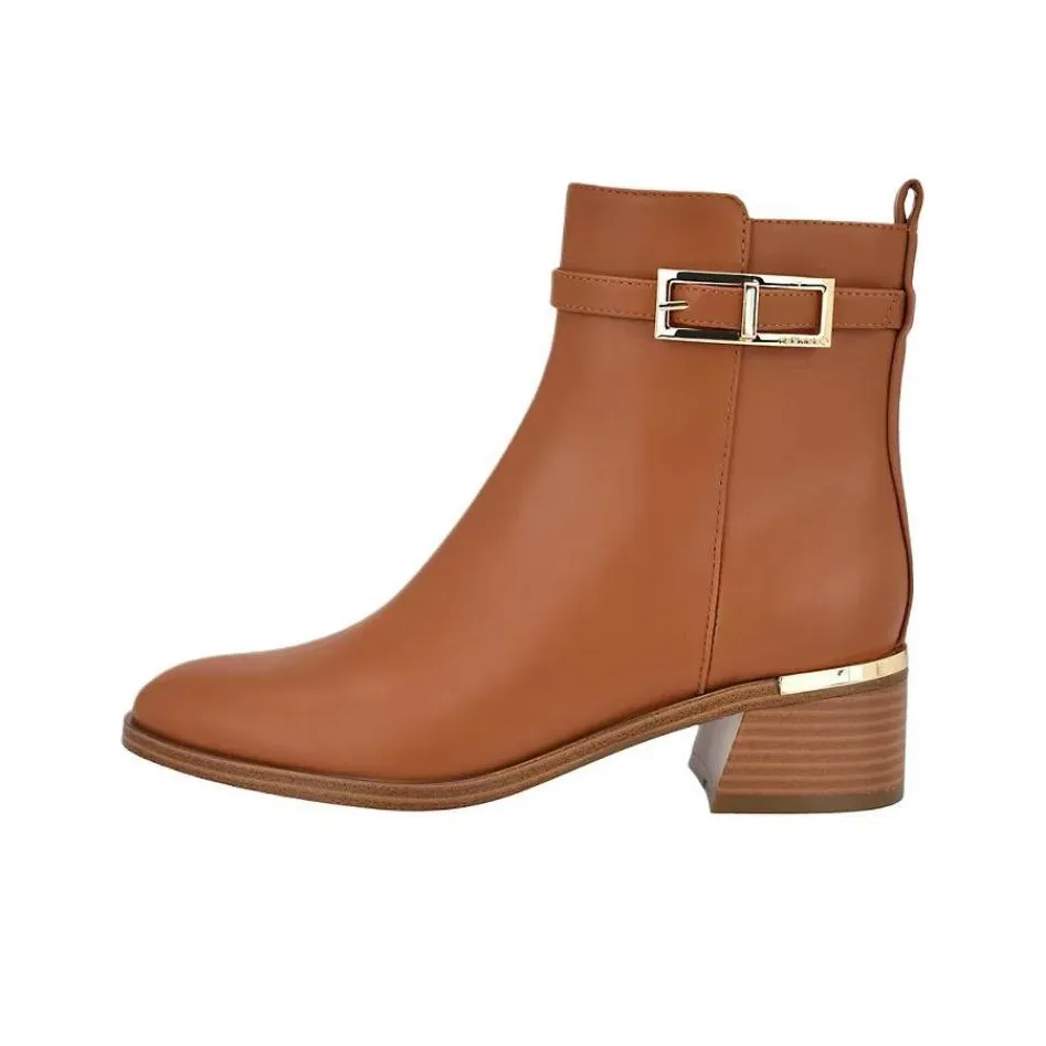 CALVIN KLEIN Jallis Ankle Boots 4.5cm Women's Brown