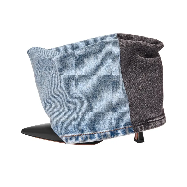 LOEWE Ankle Boots Women's Blue Gray