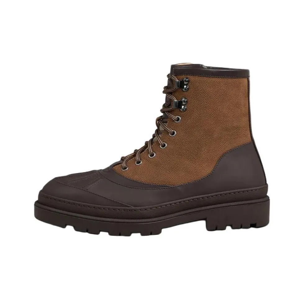 Brunello Cucinelli Panelled Leather Boots