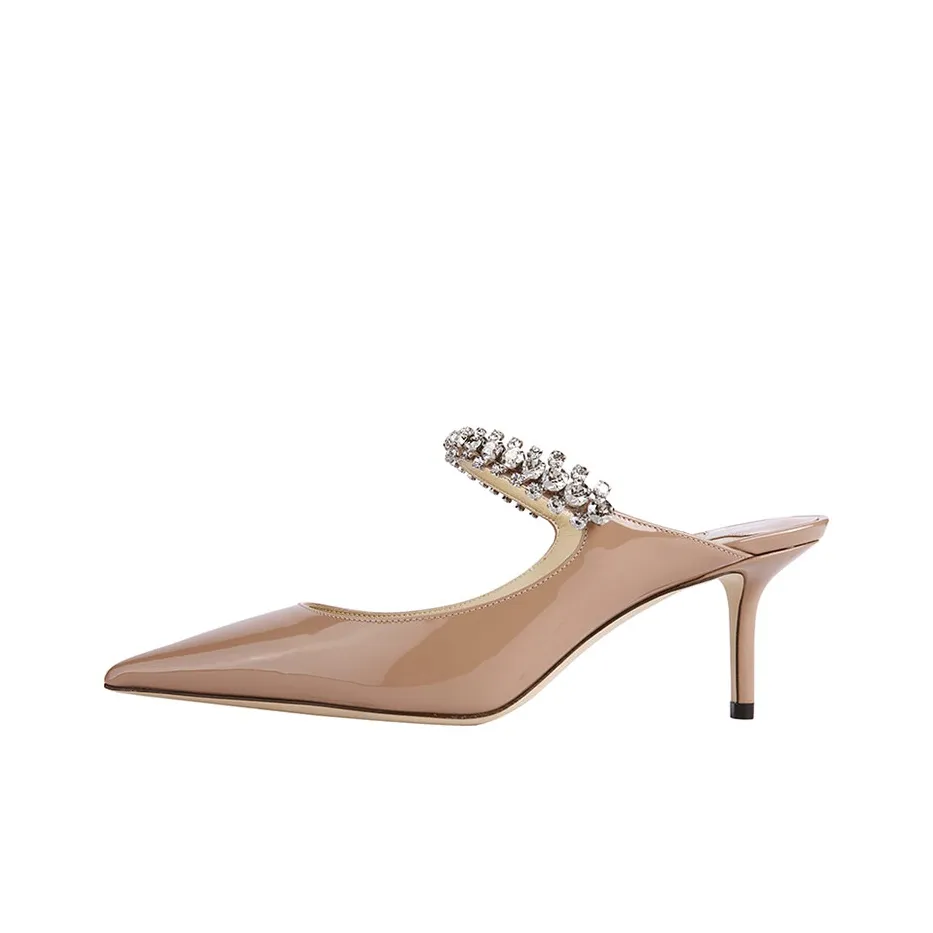Jimmy Choo Bing 65mm Crystal-embellished Mules