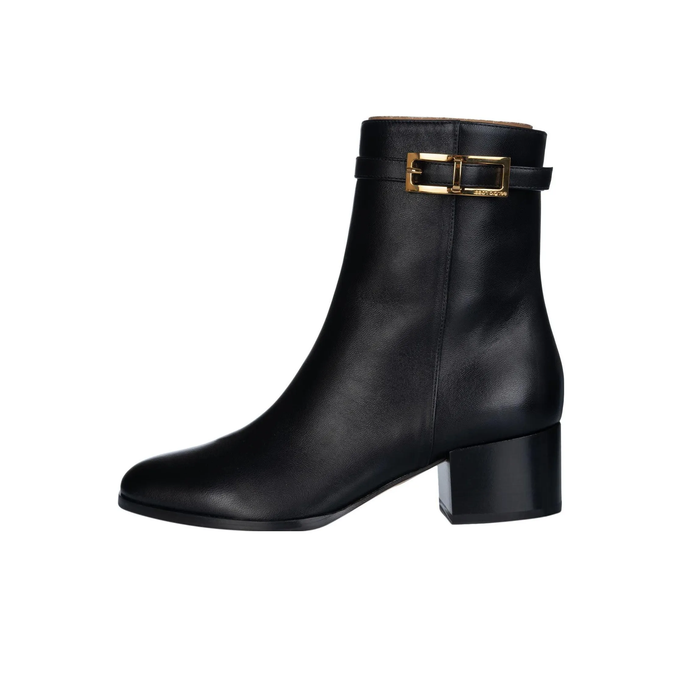 SERGIO ROSSI 65mm Buckle-detail Heeled Boots