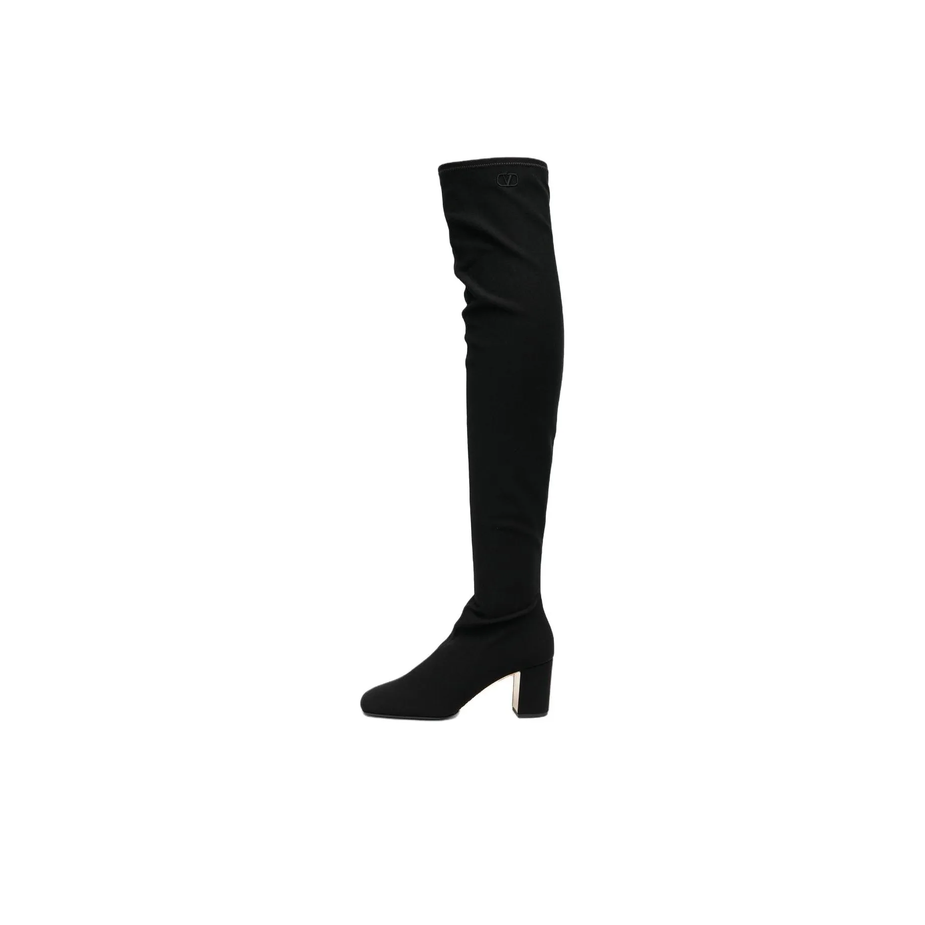 Valentino Square Toe Thigh-Length Boots Women's
