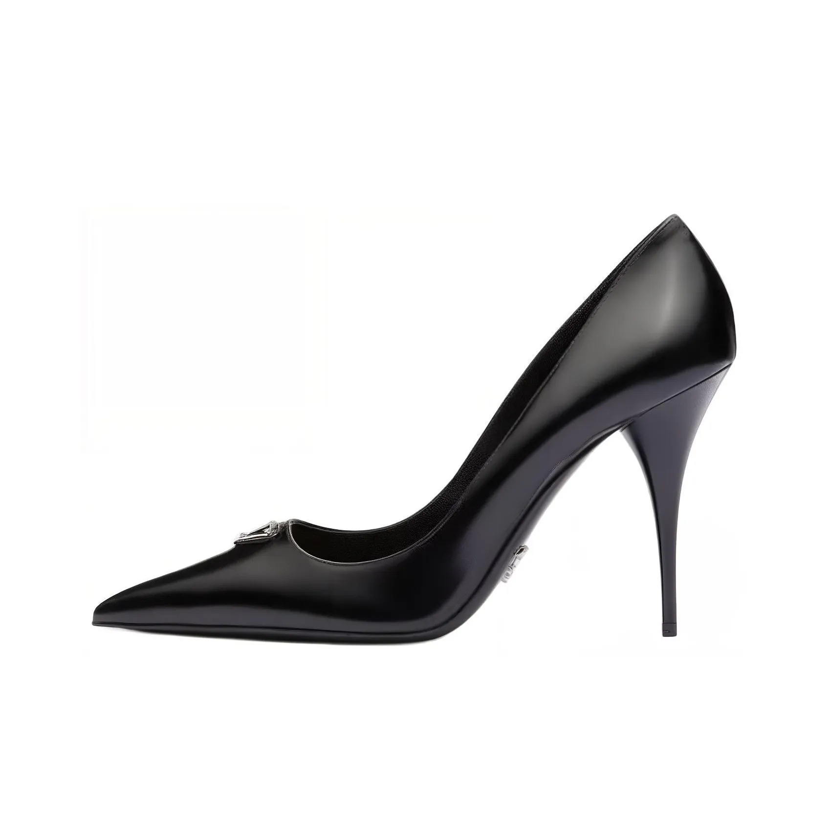PRADA Cone Heel High Heels Women's Black
