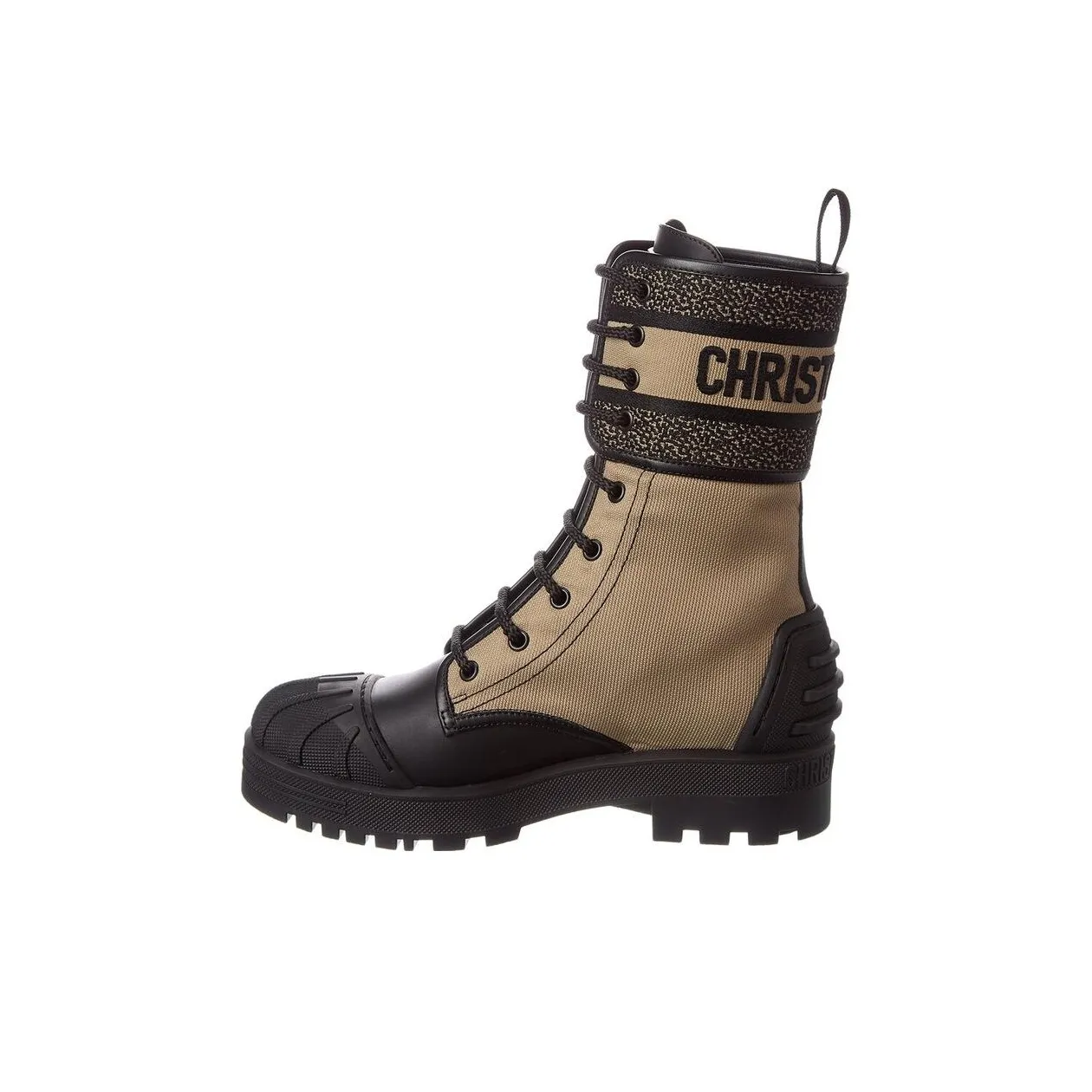 DIOR D Major Ankle Boots Women's Taupe