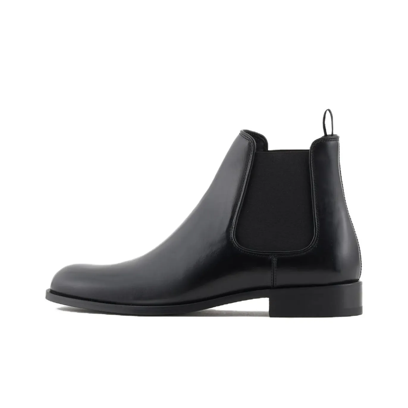 AMANI Antique effect Short Chelsea Boots Men's Black