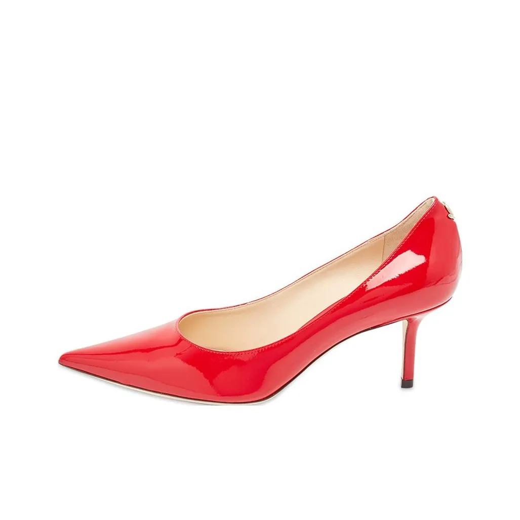 Jimmy Choo LOVE 65 Slim Heel High Heels 6.5cm Women's Red