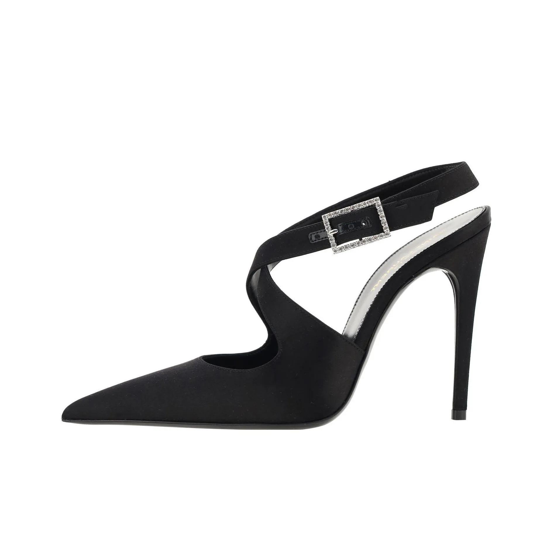 SAINT LAURENT Spontini 110mm Satin Slingback Pumps