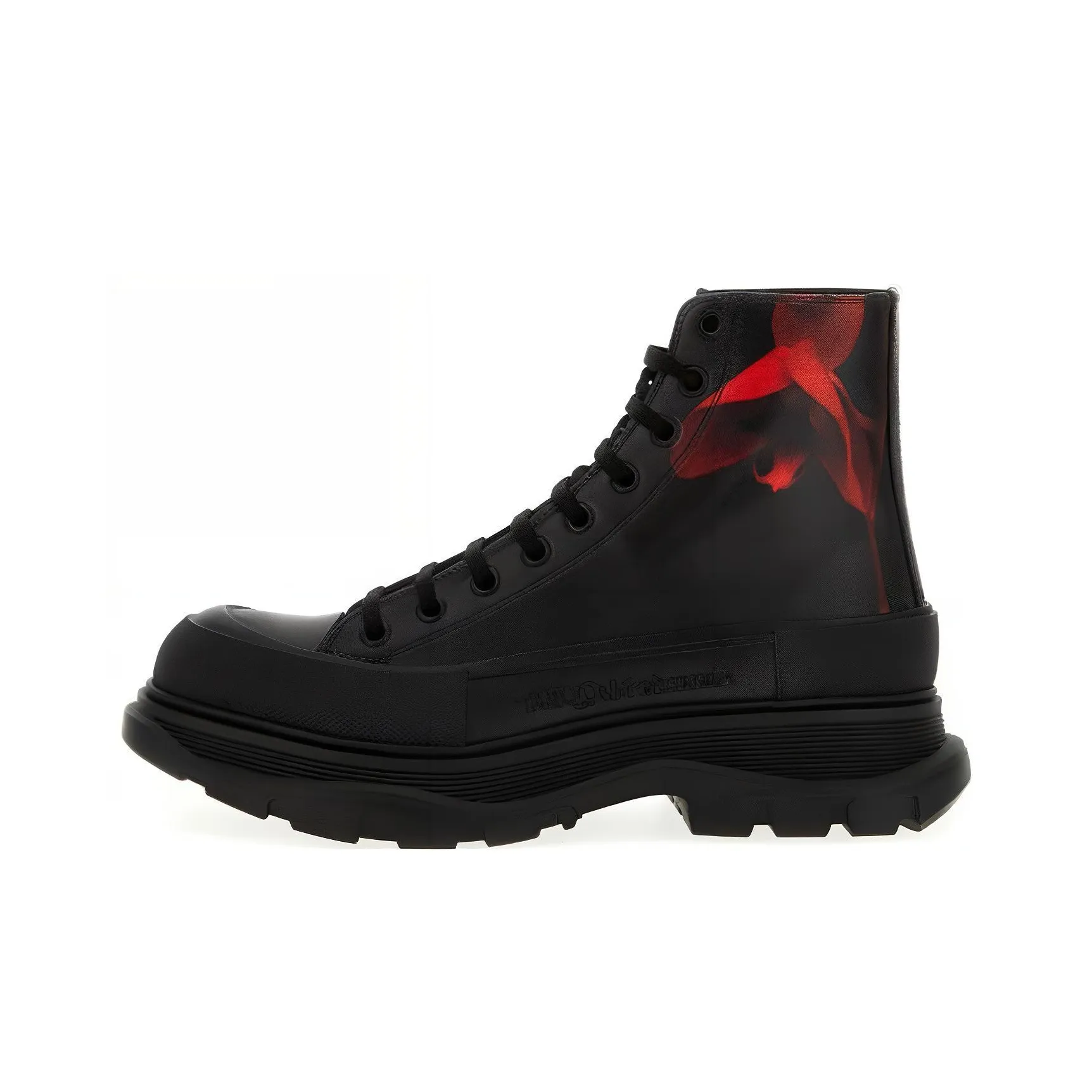 Alexander McQueen Tread Slick Lace Up Ankle Boots