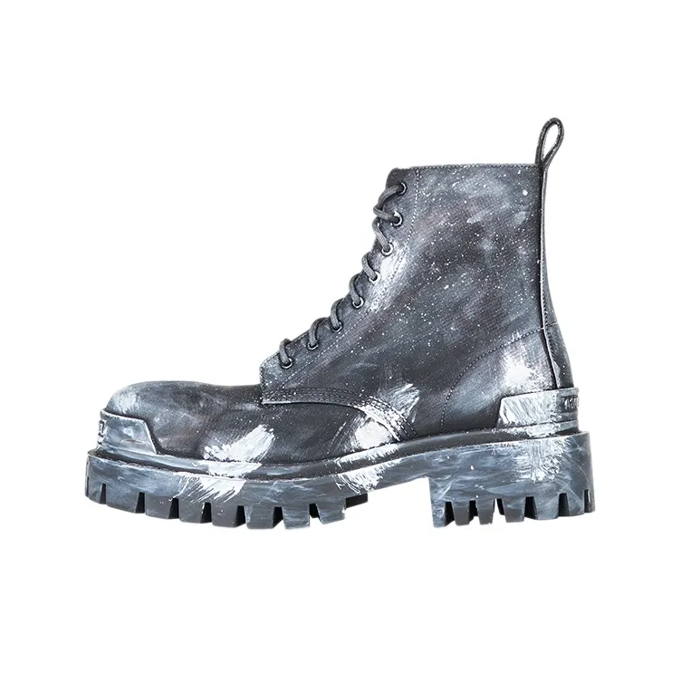 Balenciaga Strike Boots 'Grey Silver'
