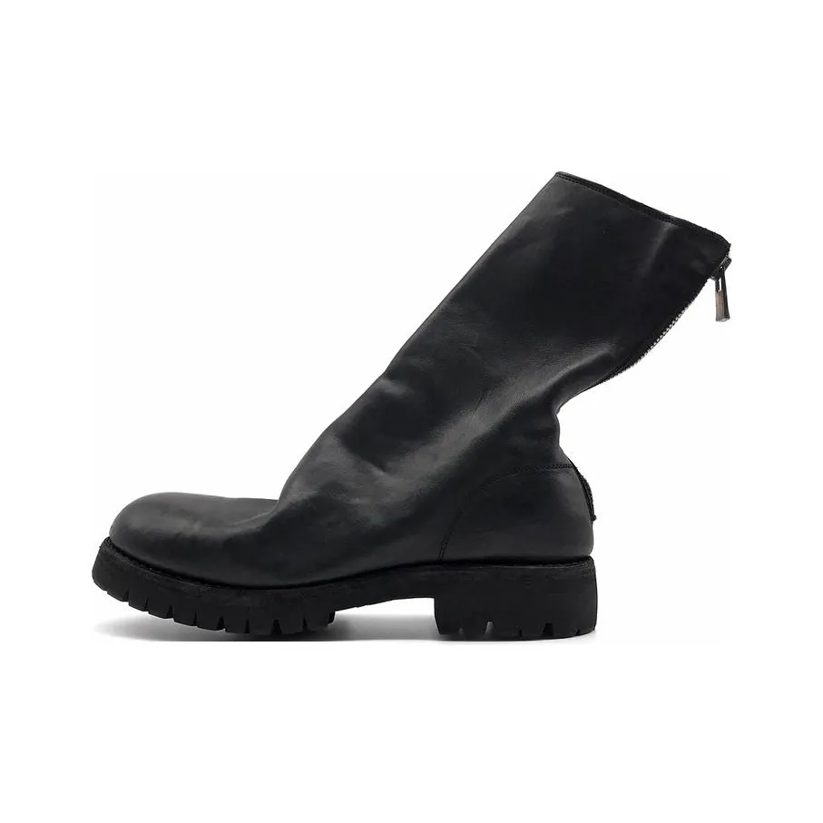 GUIDI Ankle Boots Men Black
