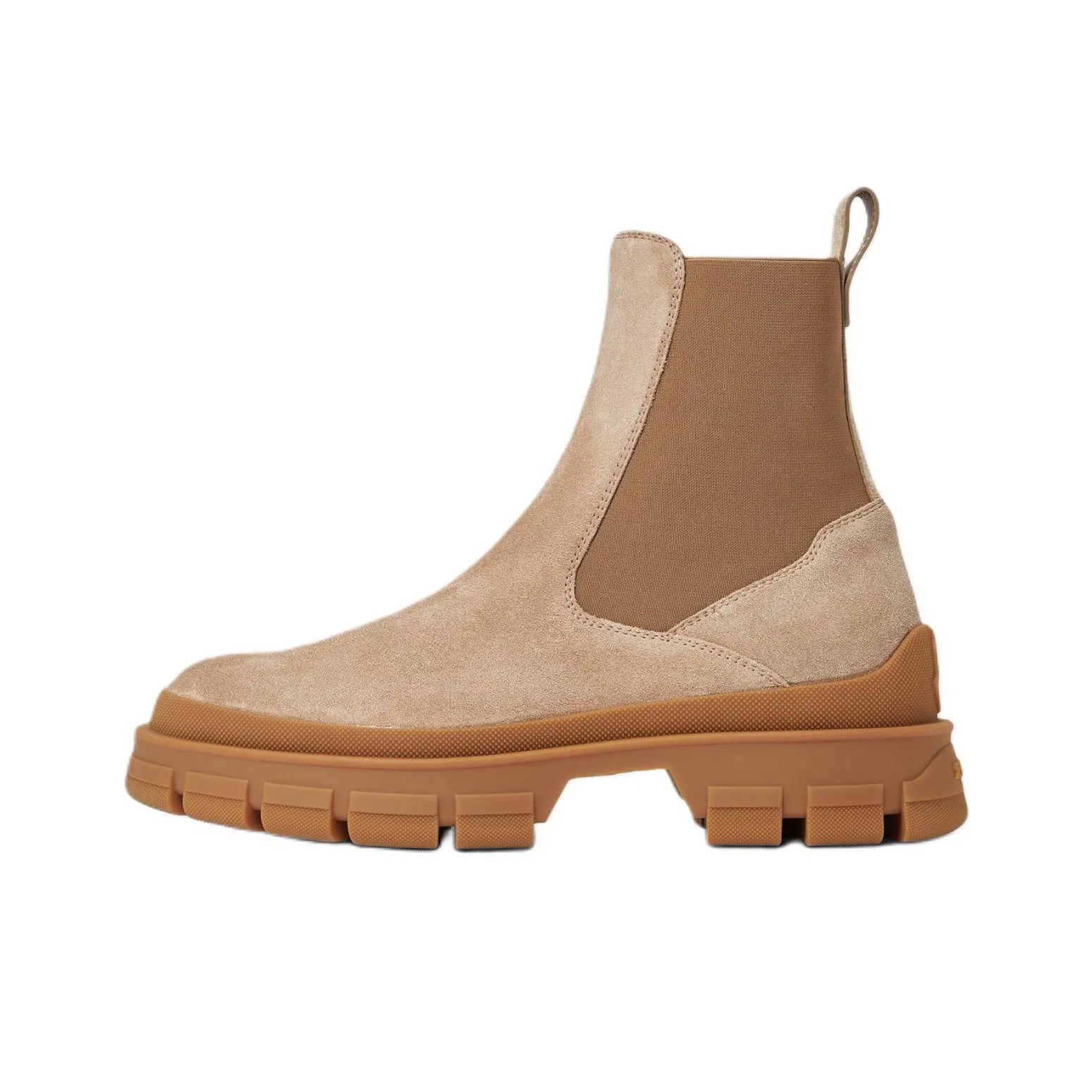 Moncler Hevea Short Chelsea Boots Women's Light Brown