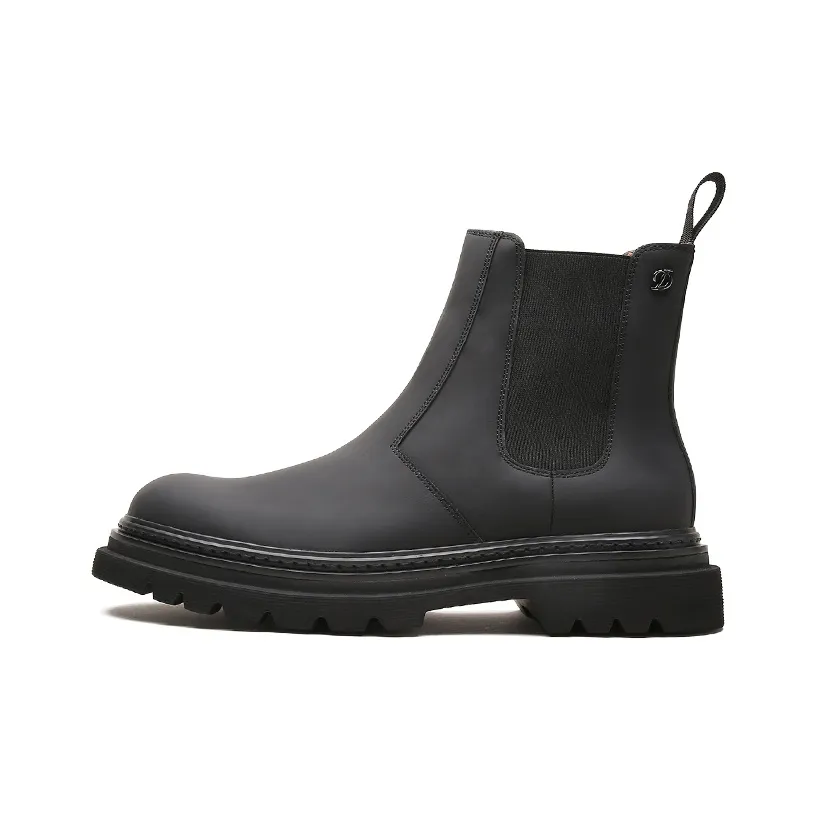 S. T.DUPONT Короткий Челси 4CM Мужской Черный