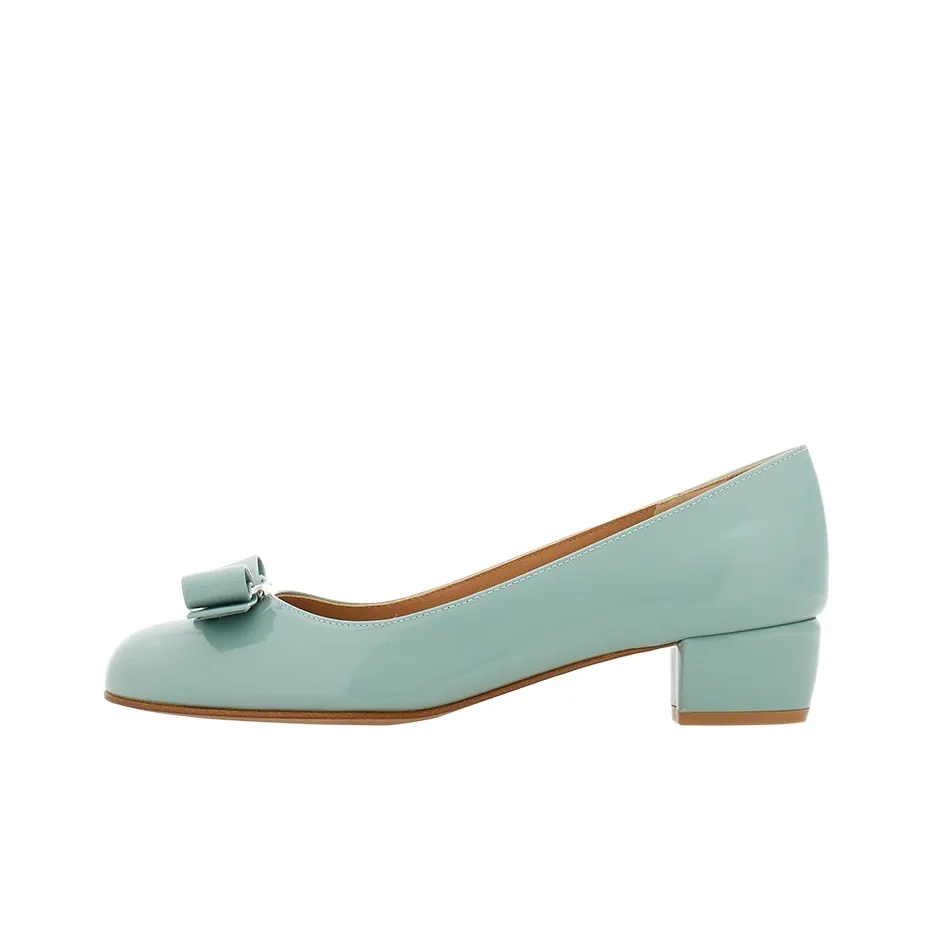 FERRAGAMO Vara 30mm Leather Pumps