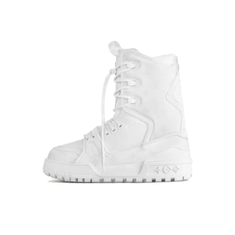 LOUIS VUITTON Trainer Short Snow Boots Men's White