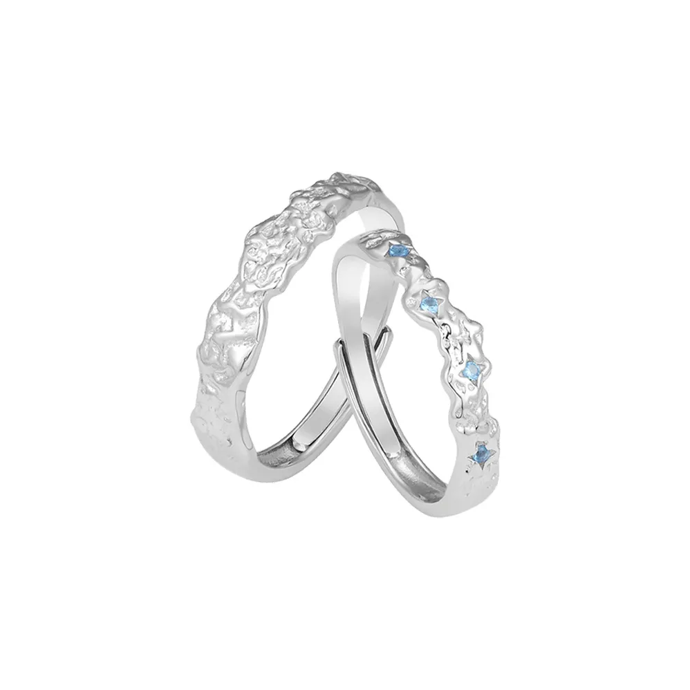YINSHANGYA 999 Fine Silver Rings Unisex