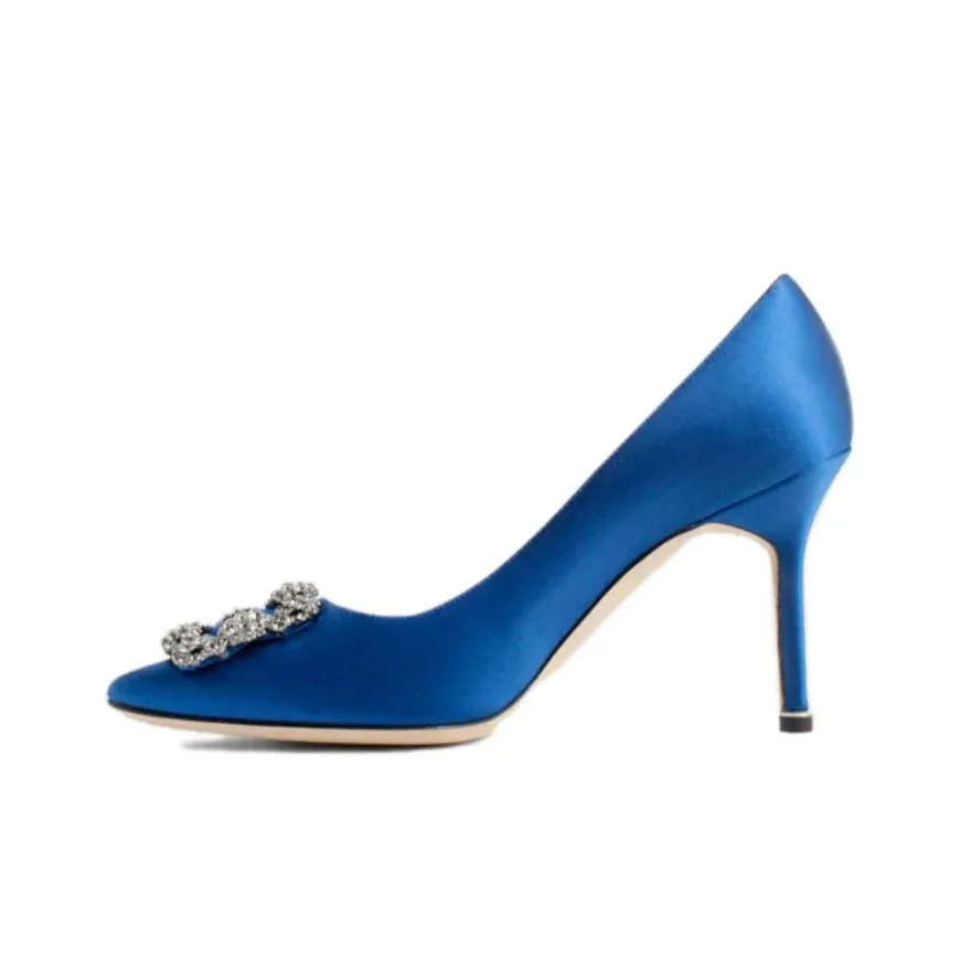 MANOLO BLAHNIK Hangisi 105mm Appliqué Pumps