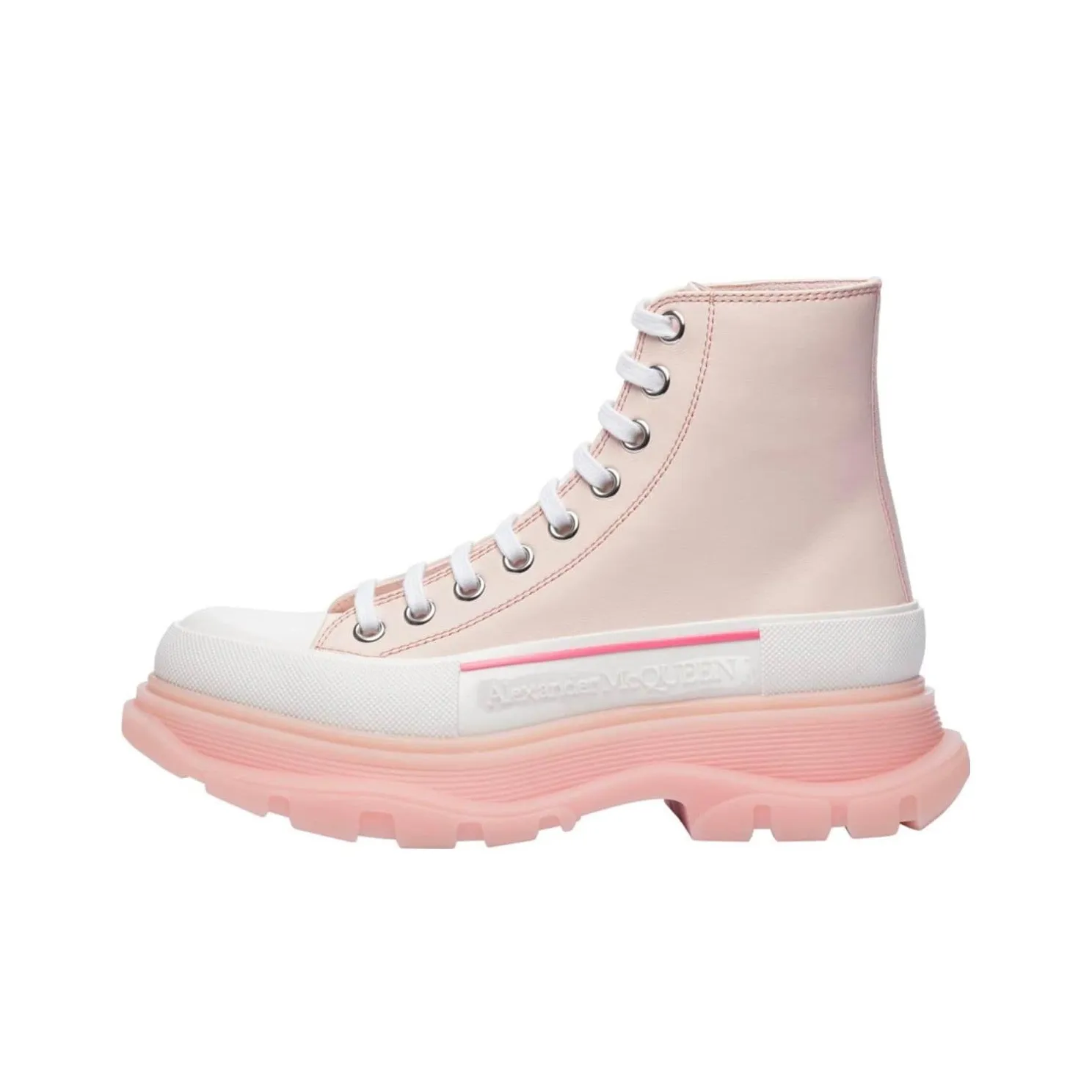 Alexander McQueen Tread Slick Boot Pale Peach Women's