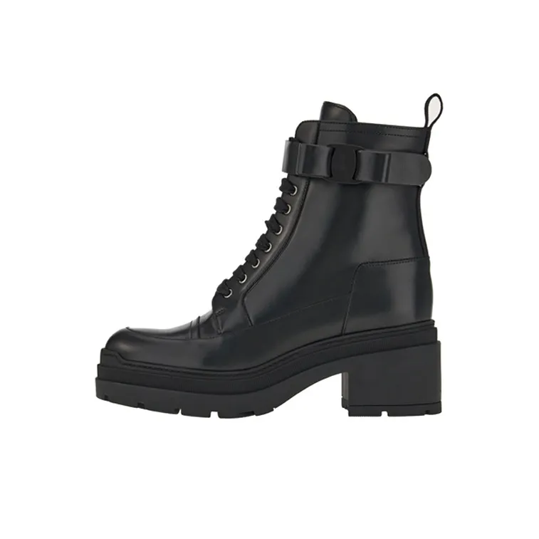 FERRAGAMO Vara Ankle Boots Women's Black