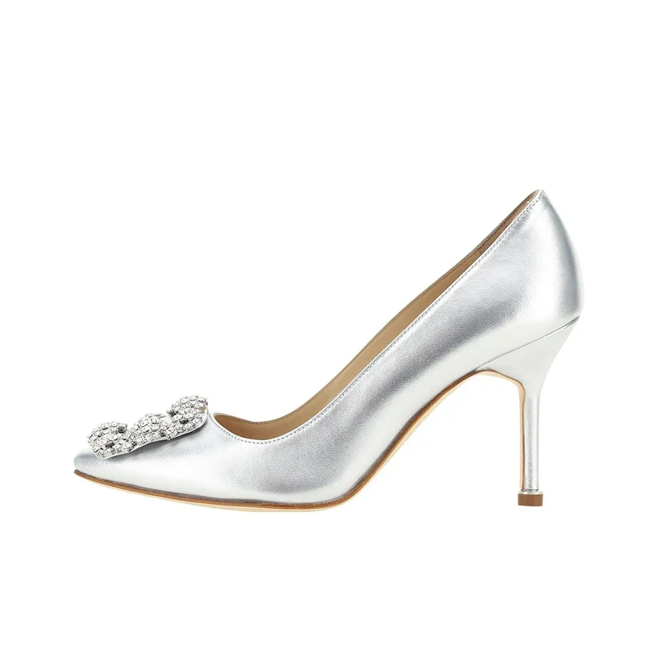MANOLO BLAHNIK Hangisi 105mm Leather Pumps