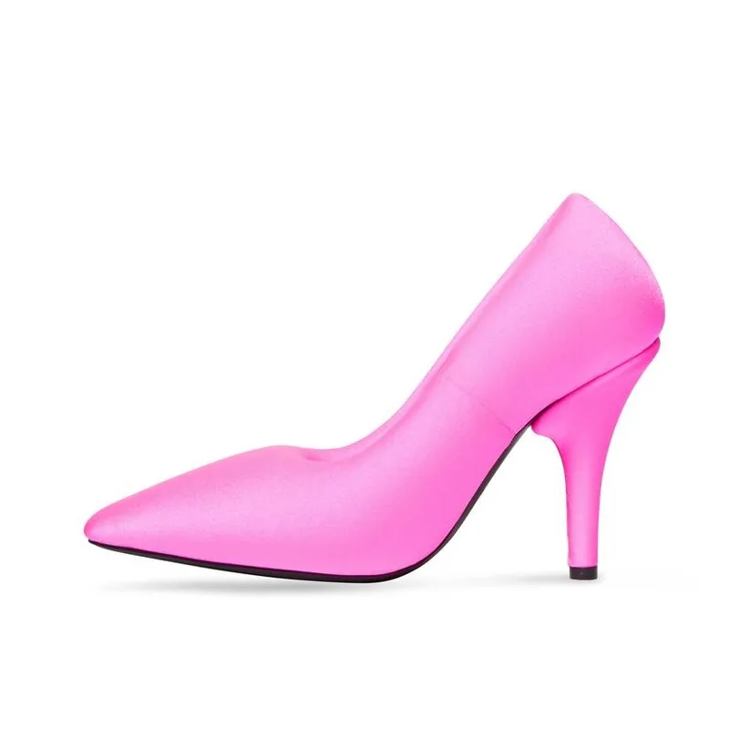 Balenciaga XL Конусный каблук Высокие каблуки 11 см Женские Розовый