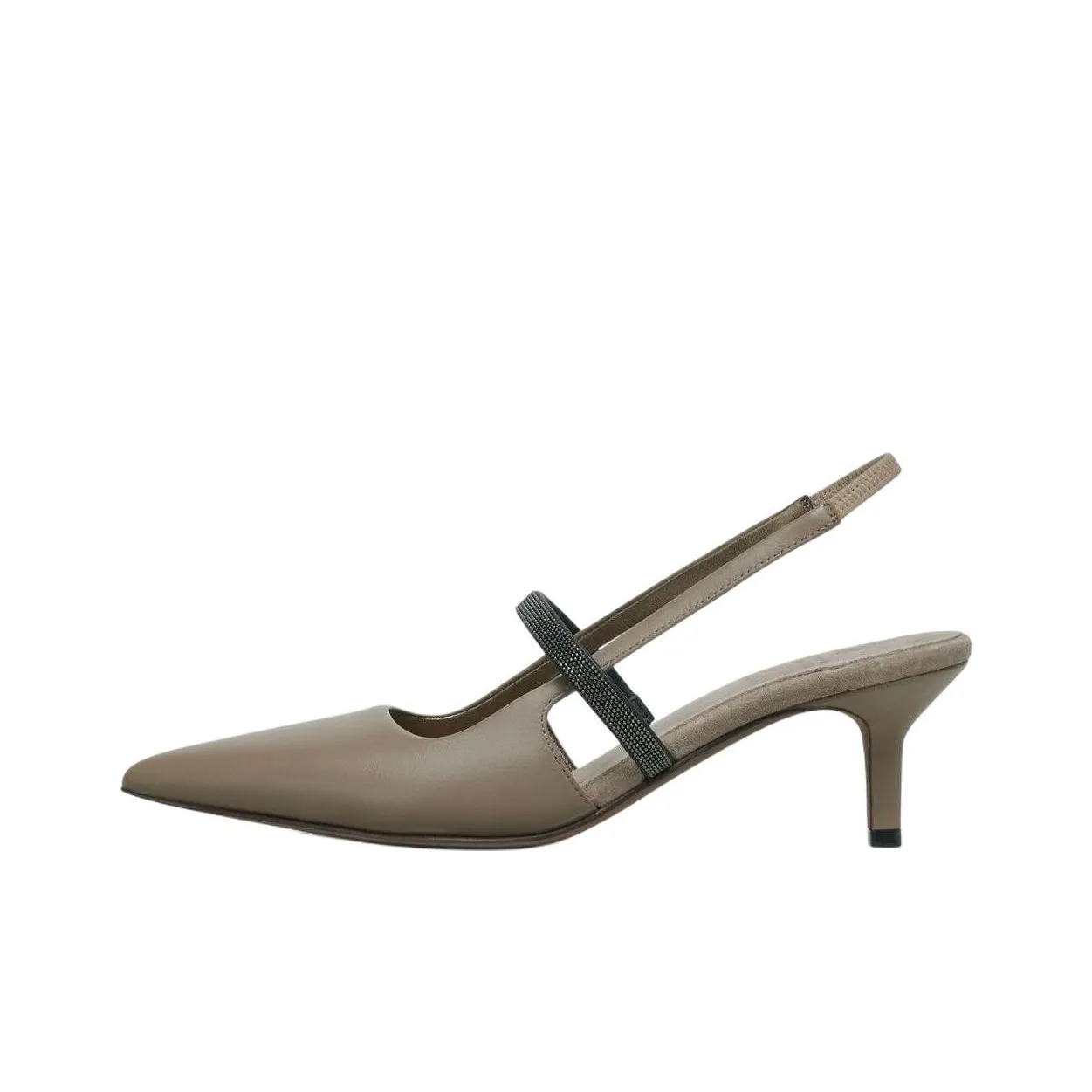 Brunello Cucinelli Monili strap Slingback Pumps