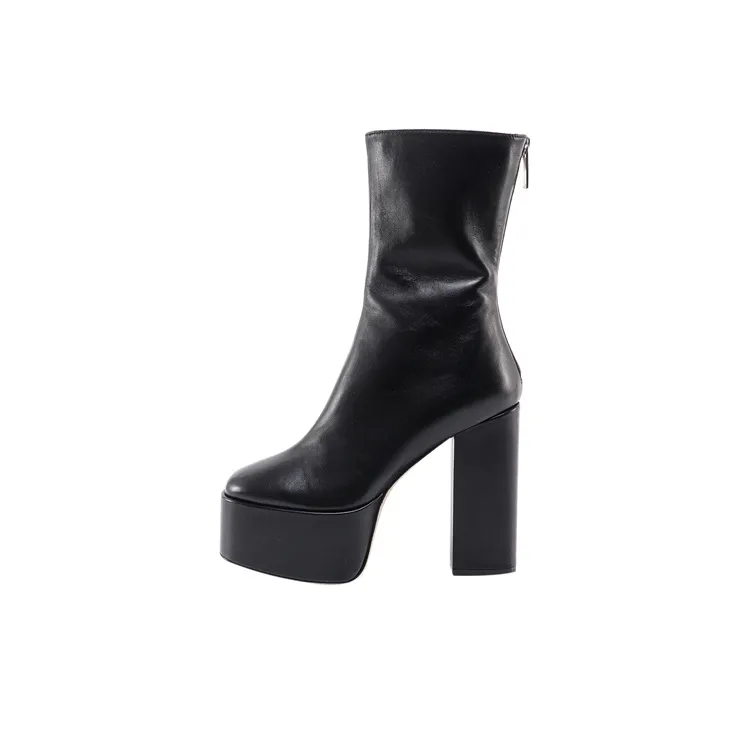 Paris Texas Lexy Round Toe Platform Ankle Boots Women's