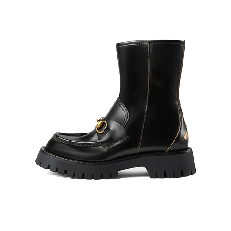 GUCCI Horsebit-embellished Ankle Boots