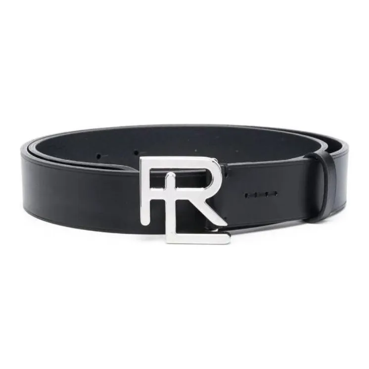 Ralph Lauren Purple Label Logo buckle Leather Belt
