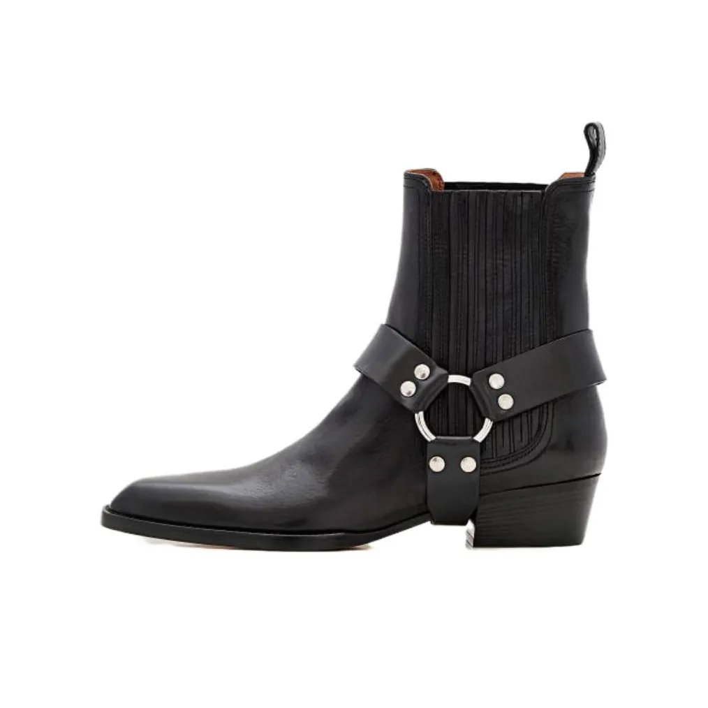 Paris Texas Helena Pointed Toe Ankle Boots Women's