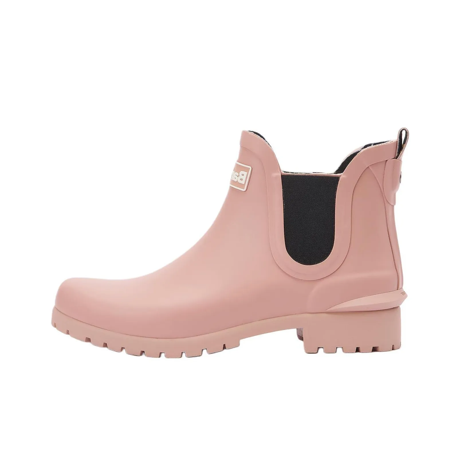 BARBOUR Wilton Wellingtons Short Chelsea Boots 3cm Women's Pink