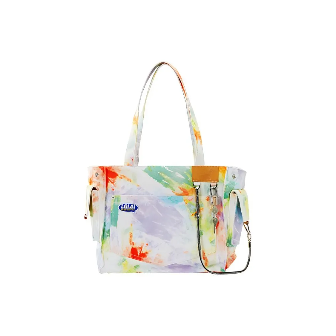 LOLA DESIGN Canvas Portable Crossbody Bag Shoulder Bag Regular Unisex Multicolor