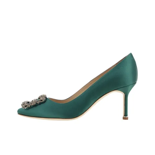 MANOLO BLAHNIK Hangisi Высокие каблуки Зеленый Женские