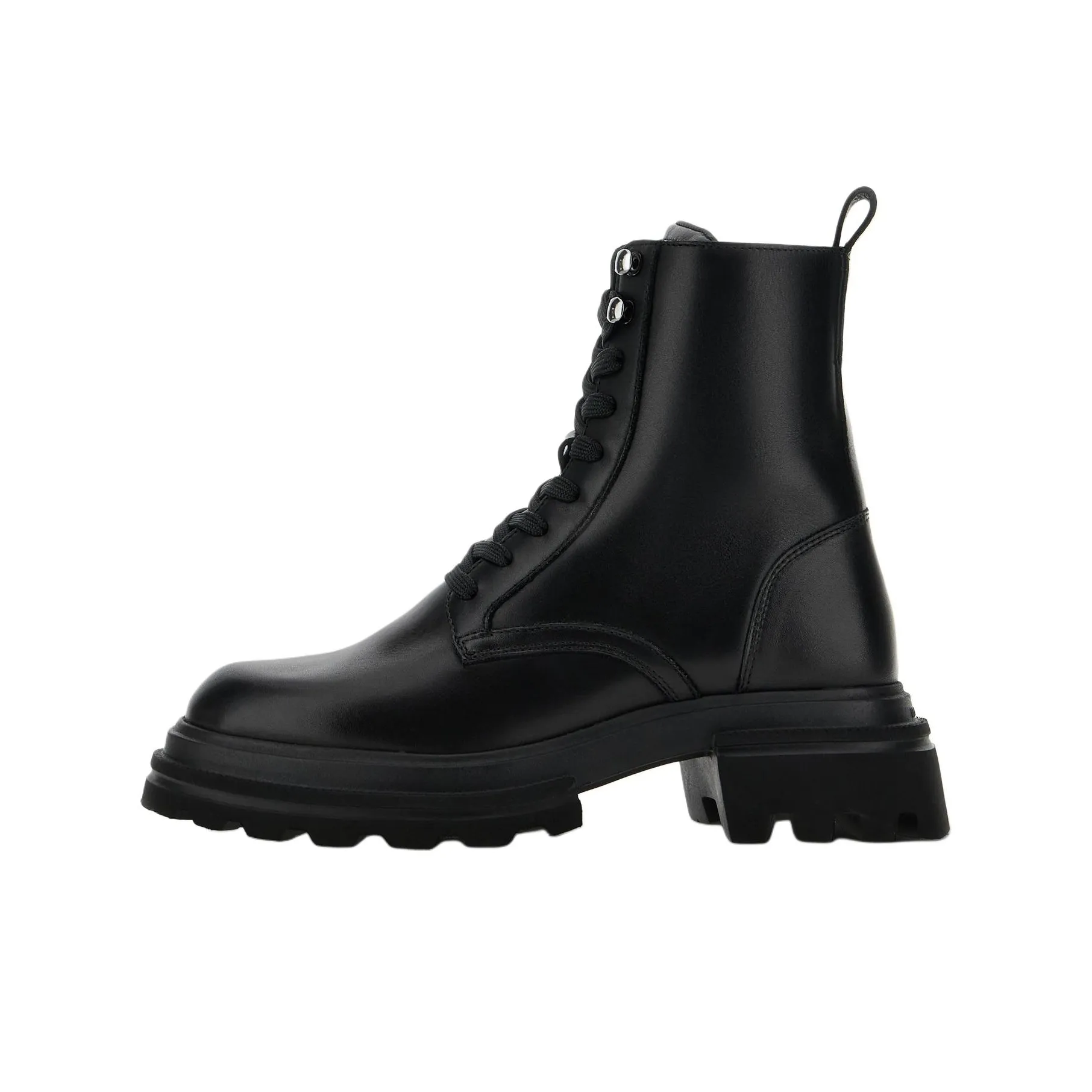 HOGAN Chunky Sole Lace Up Ankle Boots Women's