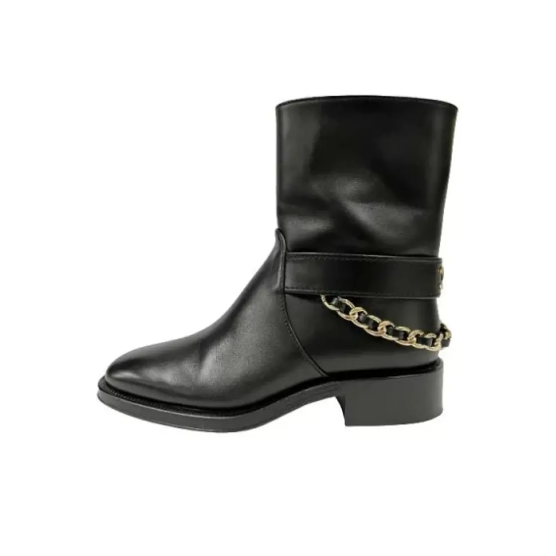CHANEL Fashion Ankle Boots Women's Black