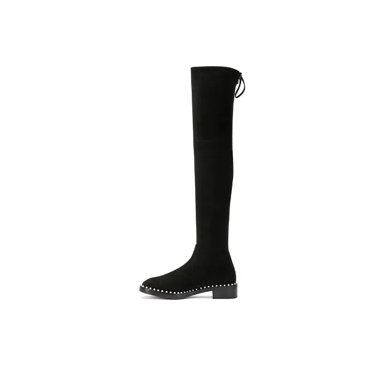Stuart Weitzman/SW LOWLAND PEARL Over the knee Boots Women's Black