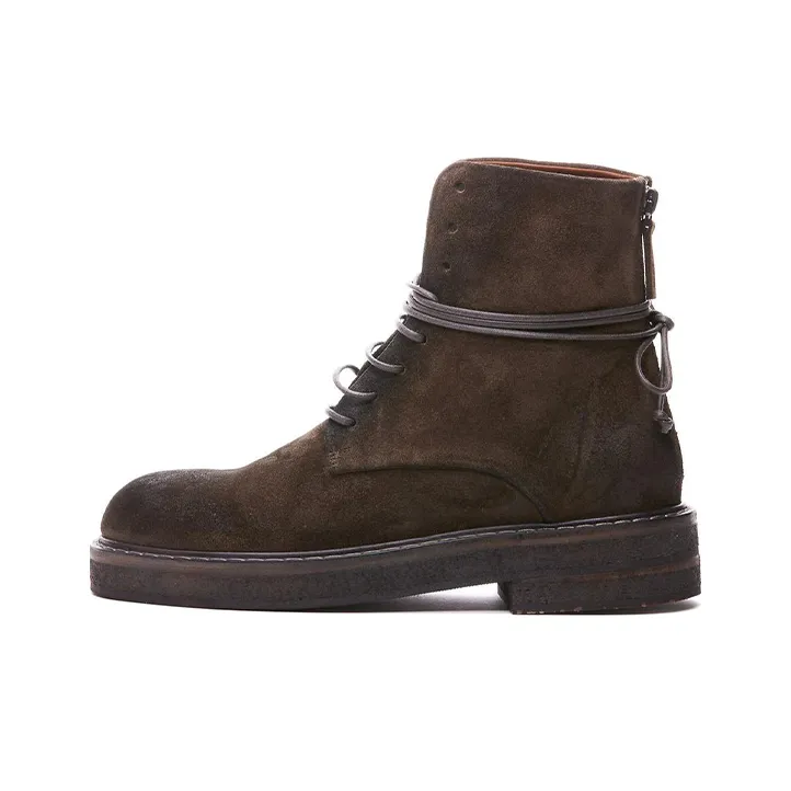 Marsèll Round Toe Lace Up Ankle Boots Women's