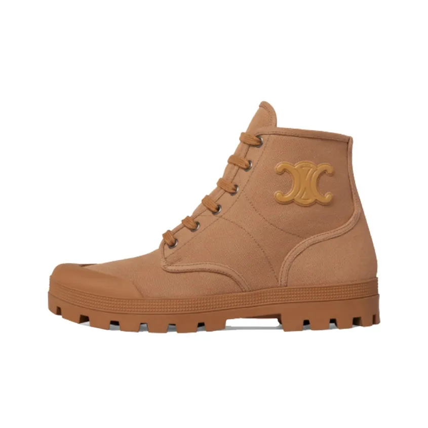 CELINE Patapans Outdoor Boots Women's Tawny