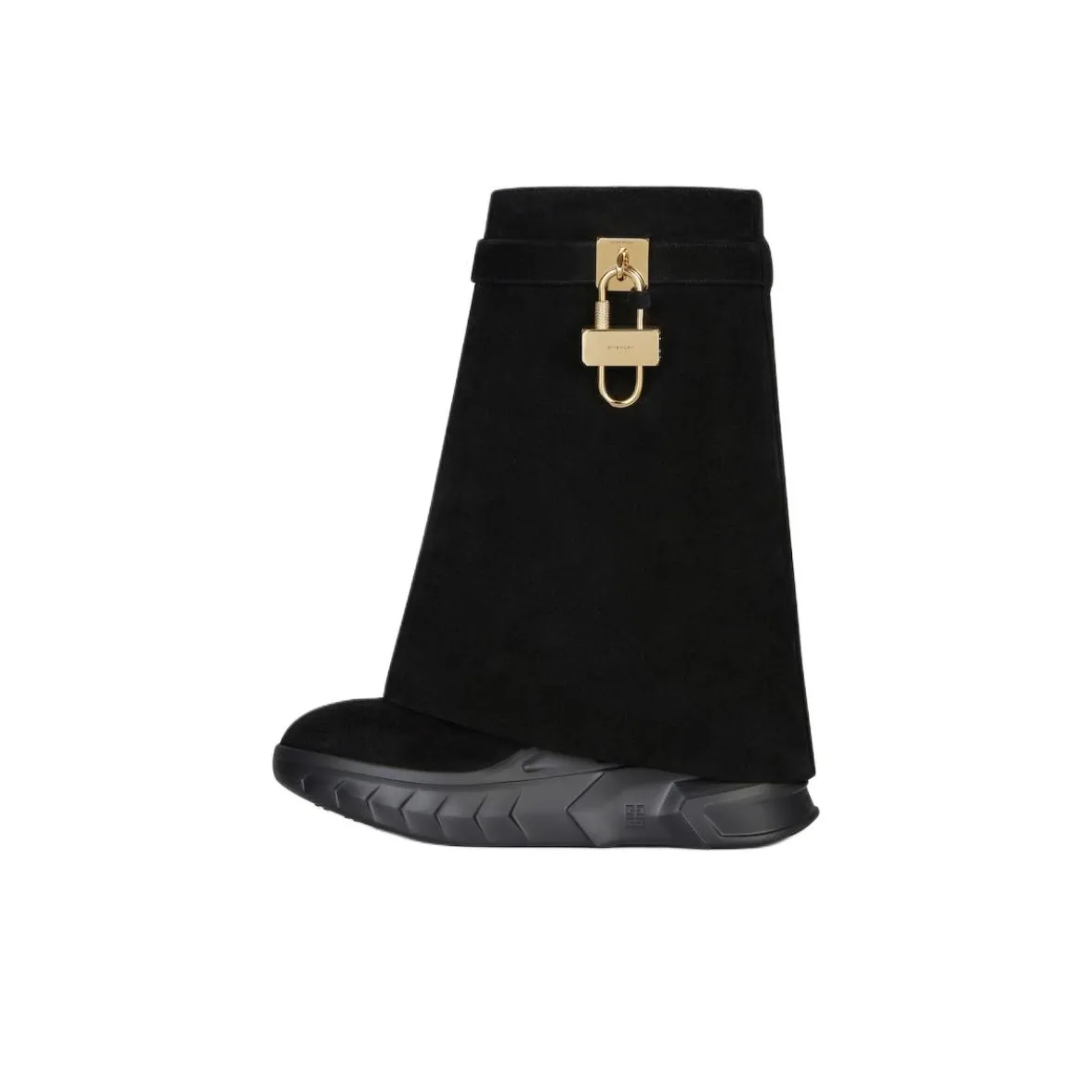 Givenchy Shark Lock Ankle Boots 8cm Women's Black