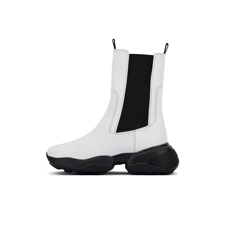 HOGAN Round Toe Chunky Boots Women's