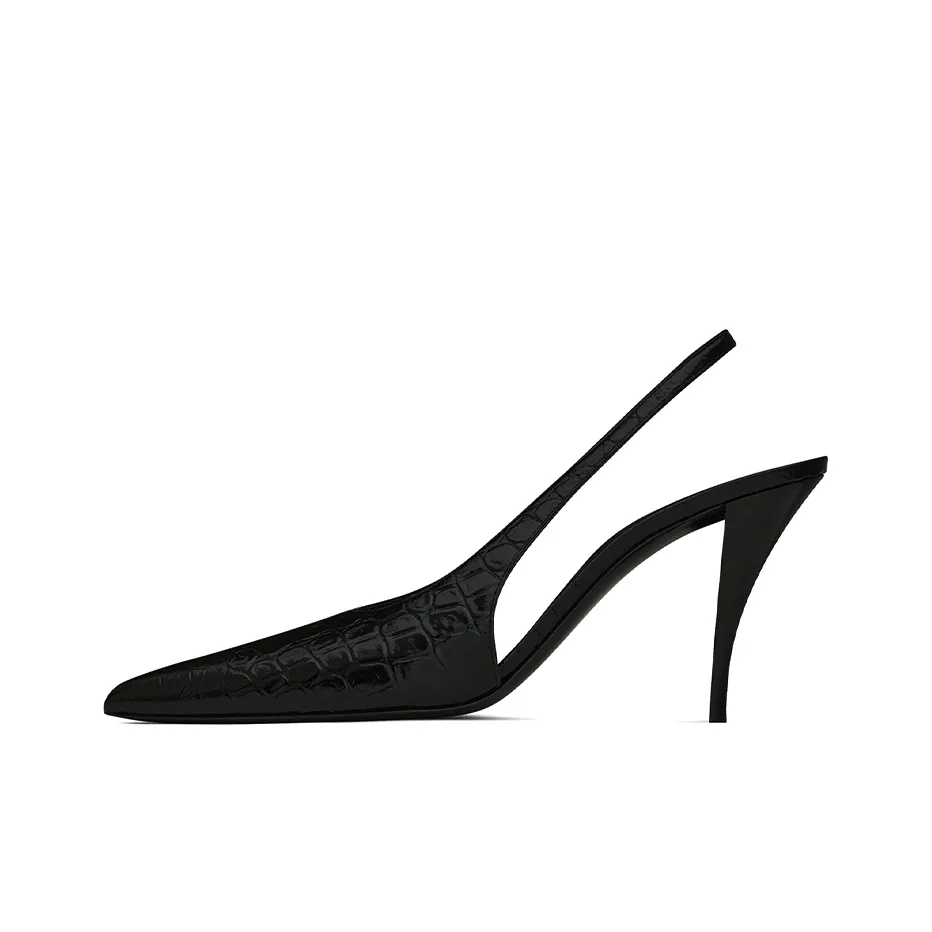 SAINT LAURENT Viper 100mm Slingback Pumps