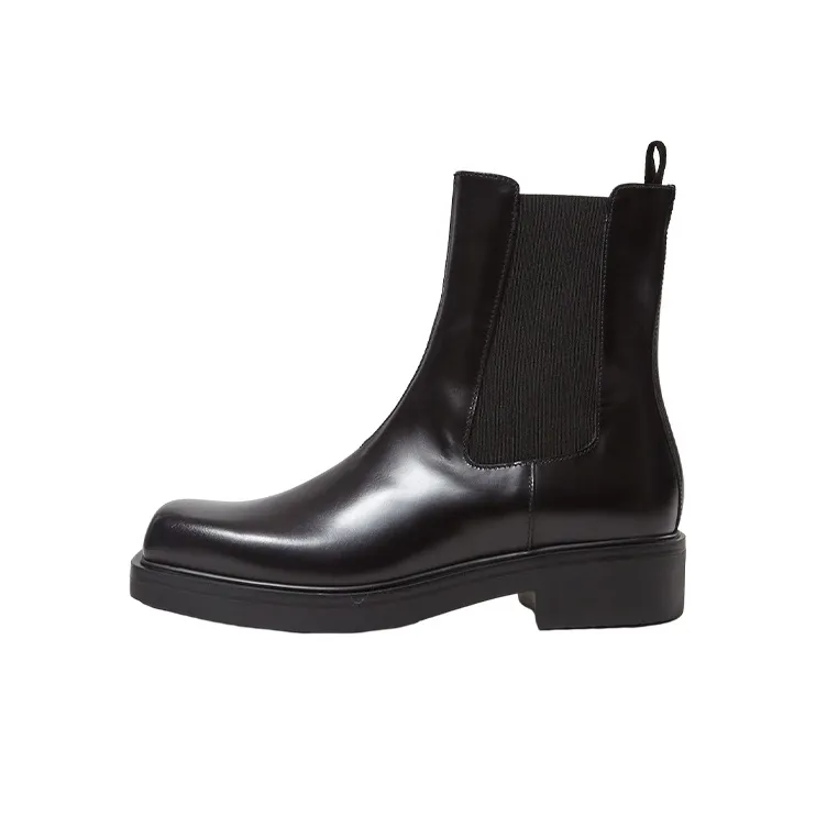 PRADA Short Chelsea Boots Men's Black